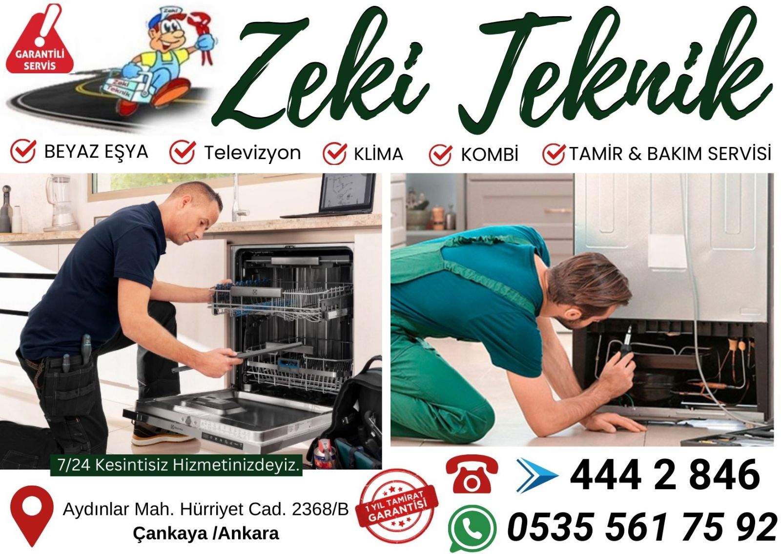Balgat Beyaz Eşya Servisi